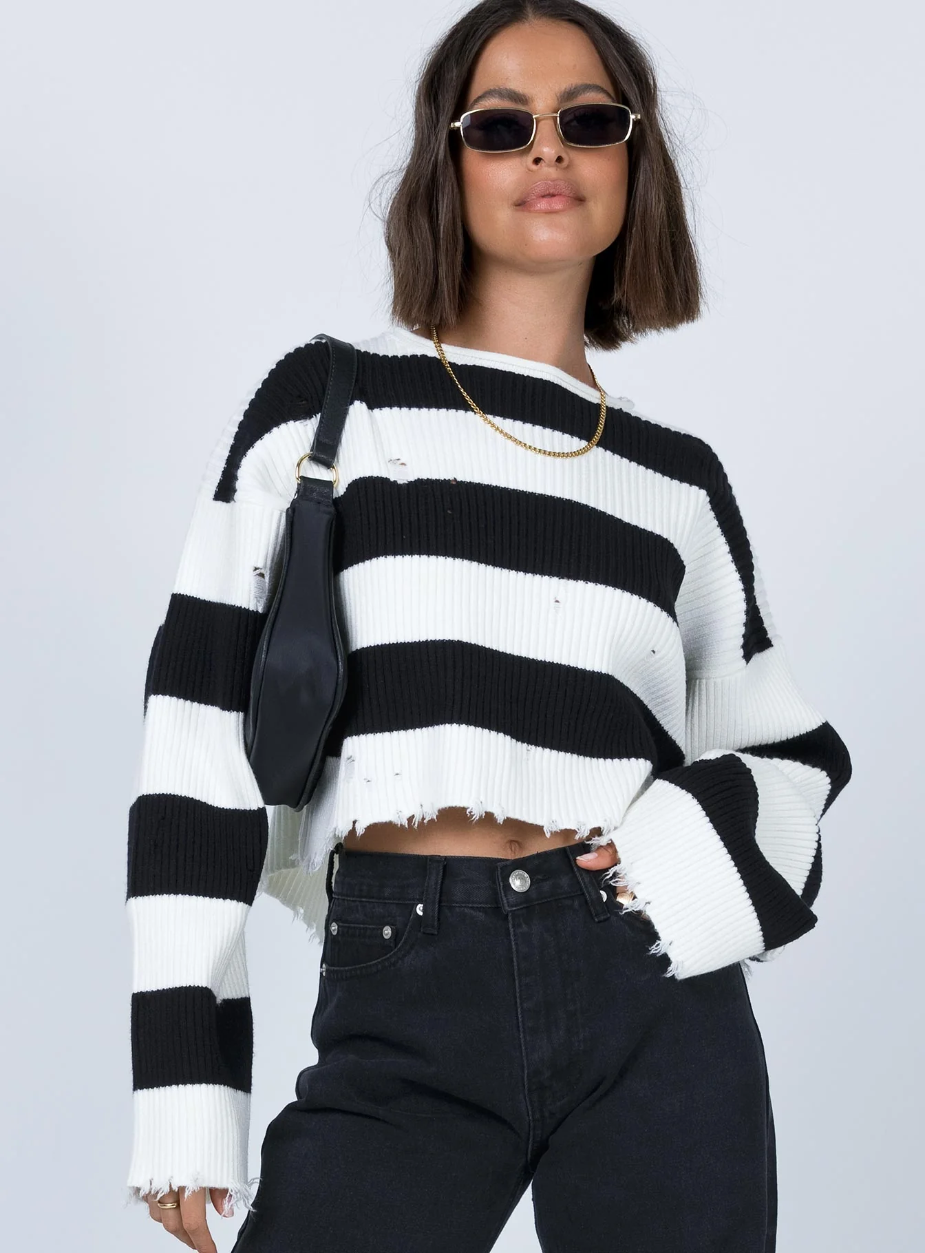 London Bridge Sweater White/Black