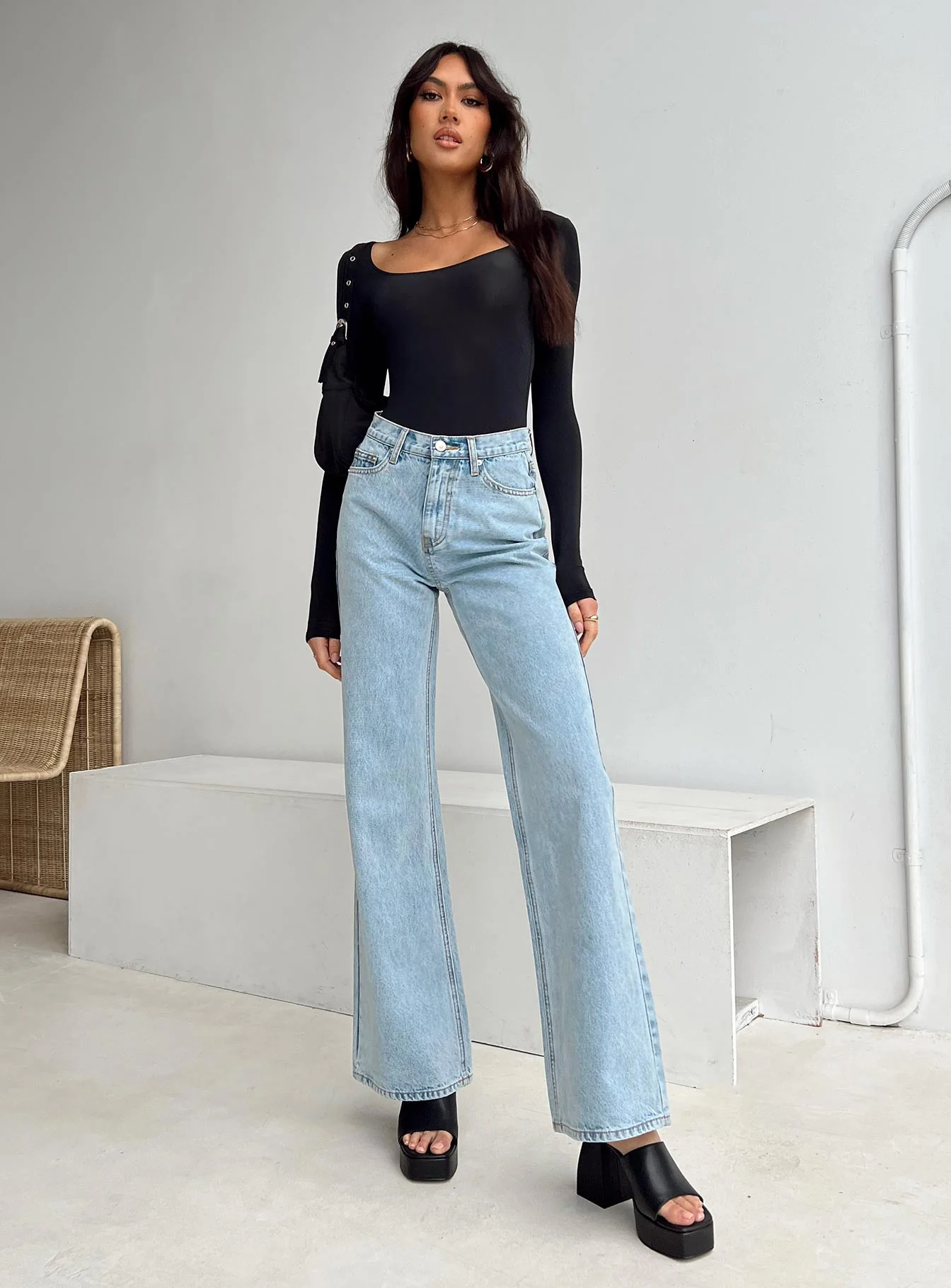 Malllard Eco Nylon Bodysuit Black