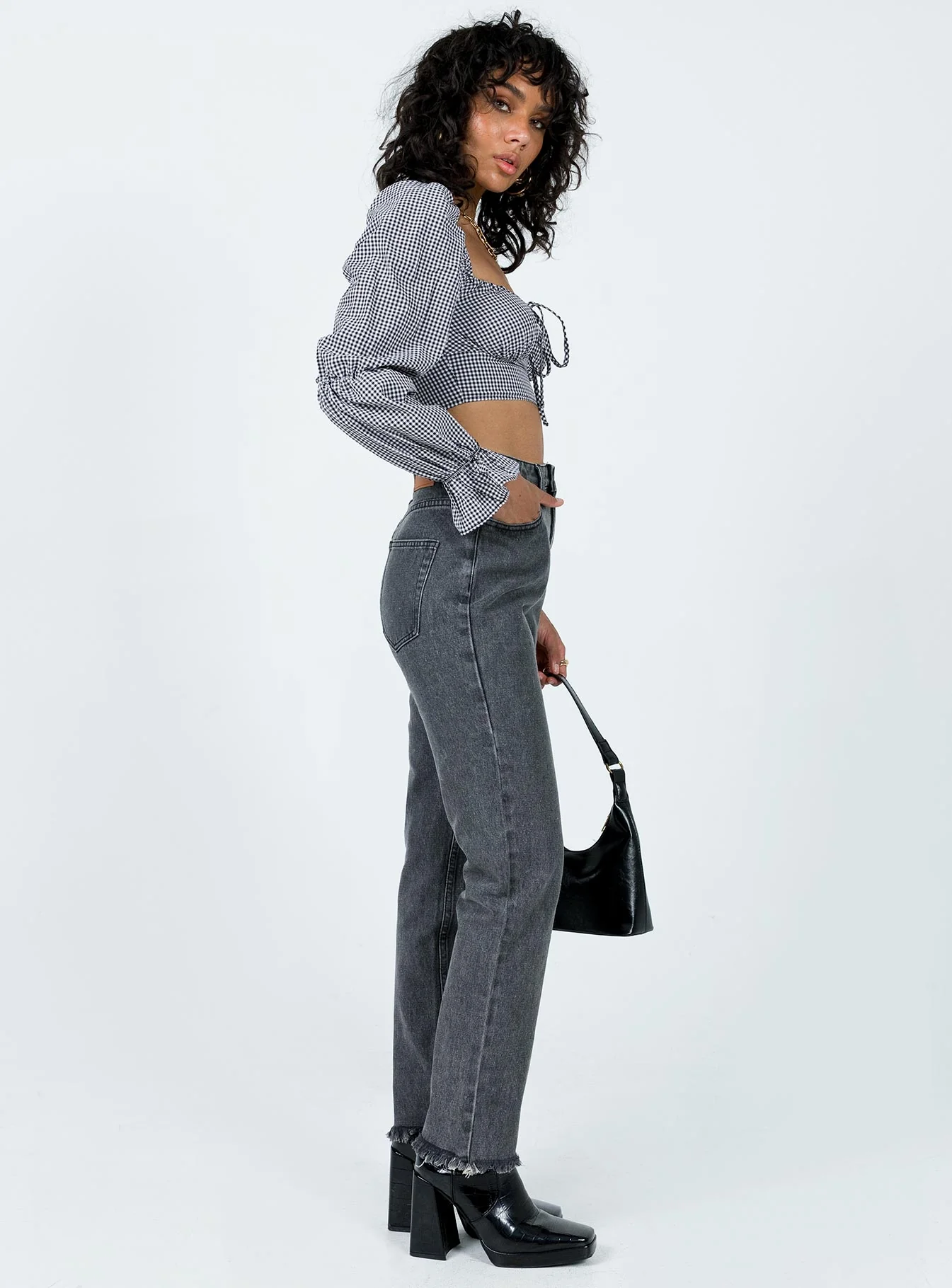 Connecticut Straight Leg Jeans Washed Black