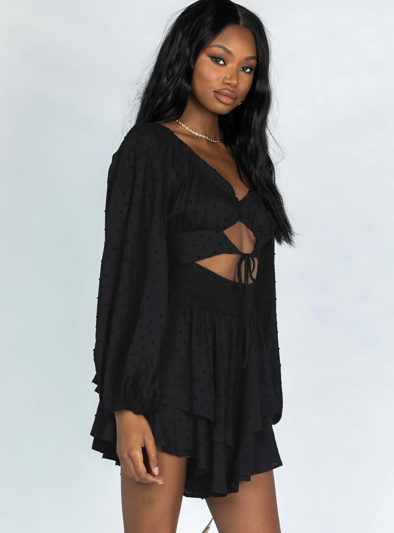 Needed Me Romper Black
