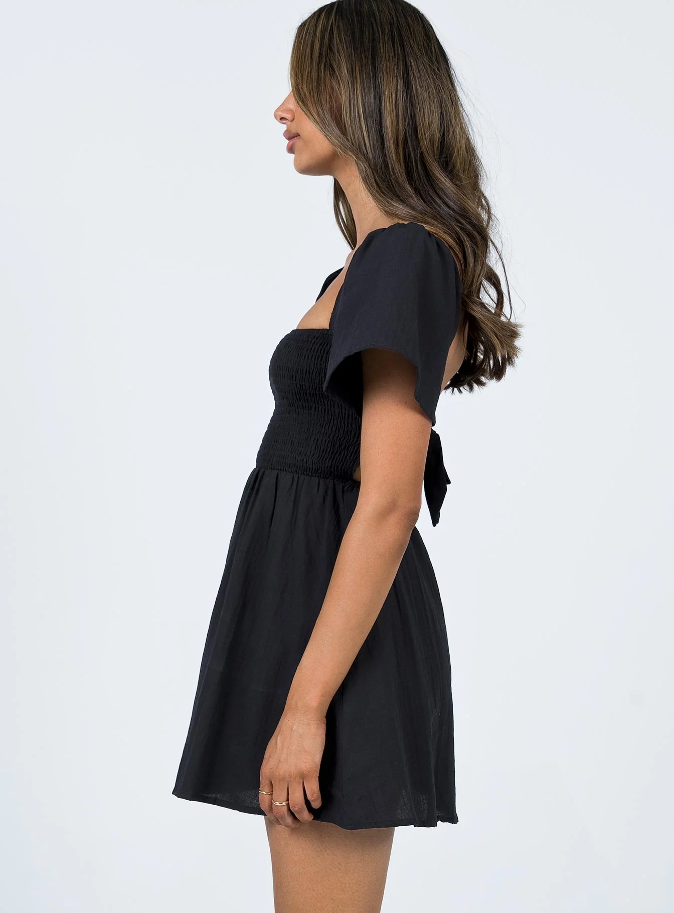 Summer Nights Mini Dress Black