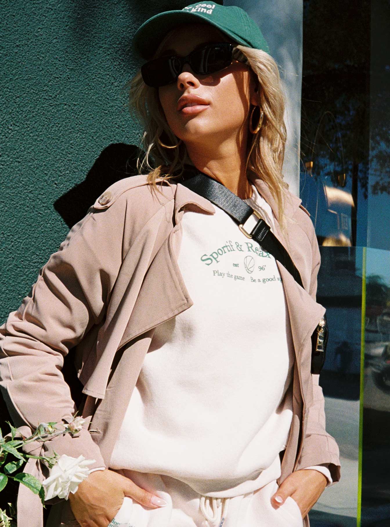 MVP Oversized Crewneck Sweatshirt Cream