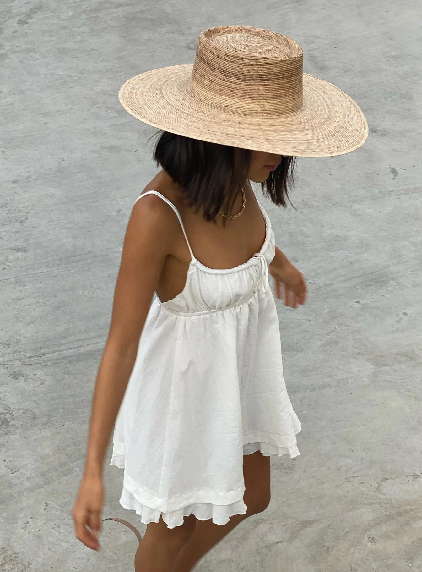 Empress Of Love Mini Dress White