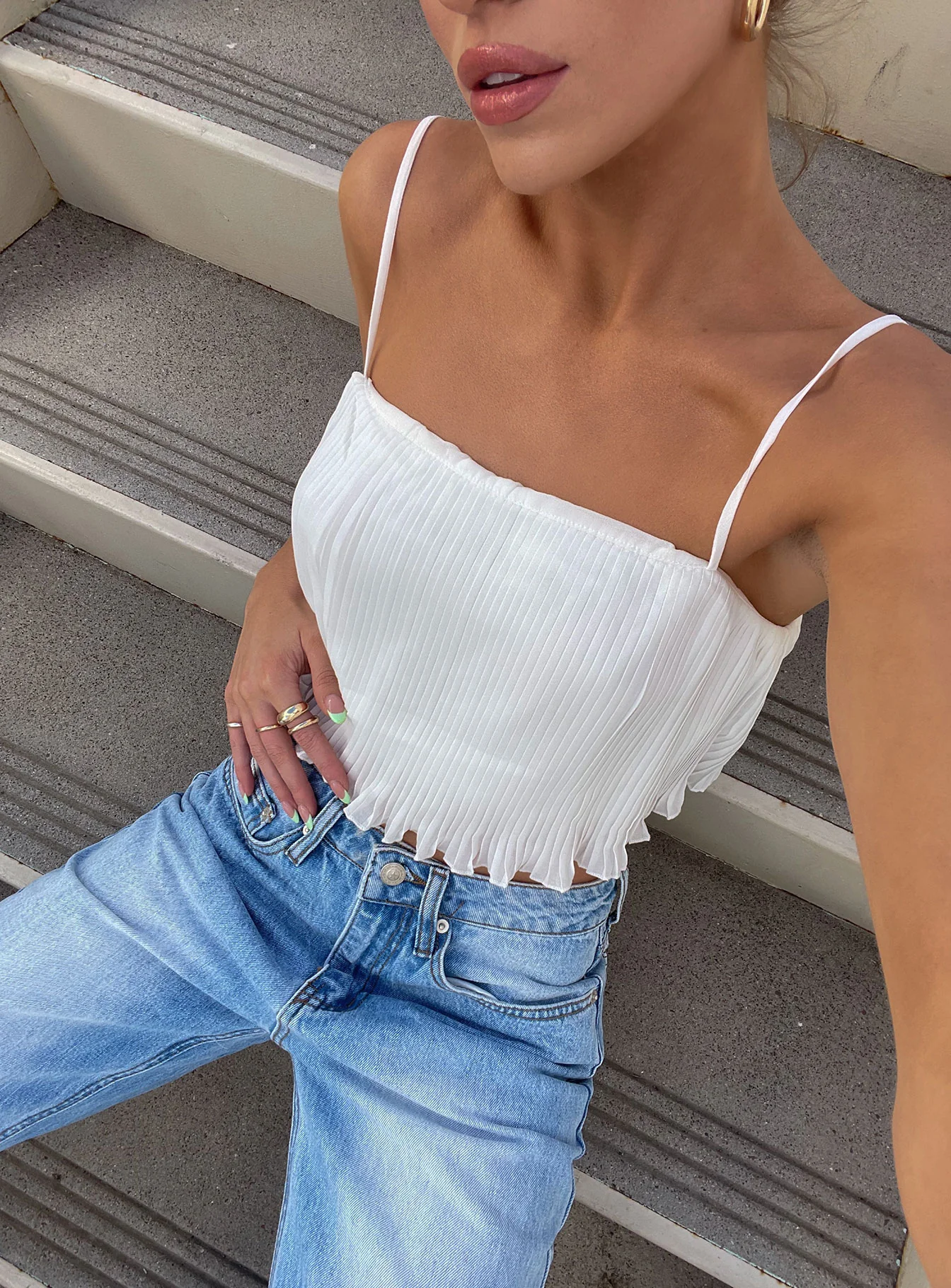 Arrowhead Top White