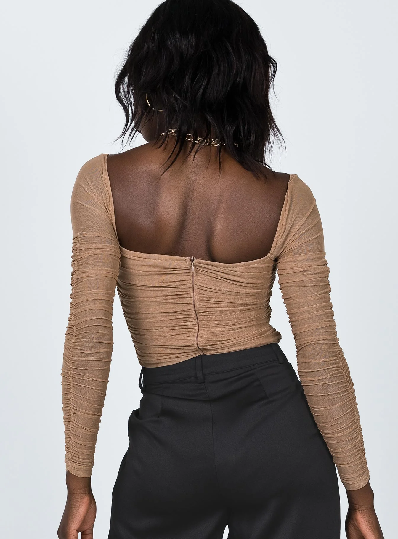 Delany Bodysuit Beige