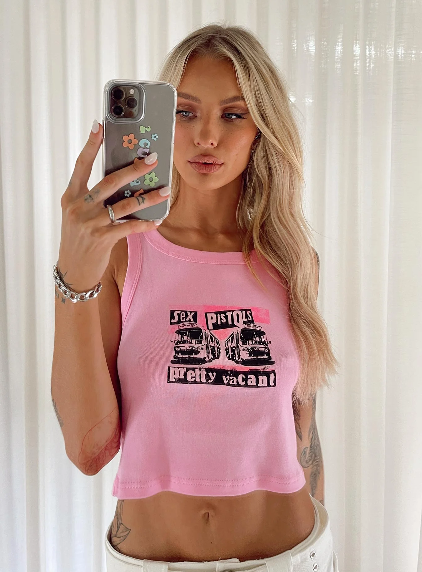 Sex Pistols Tank Top Pink