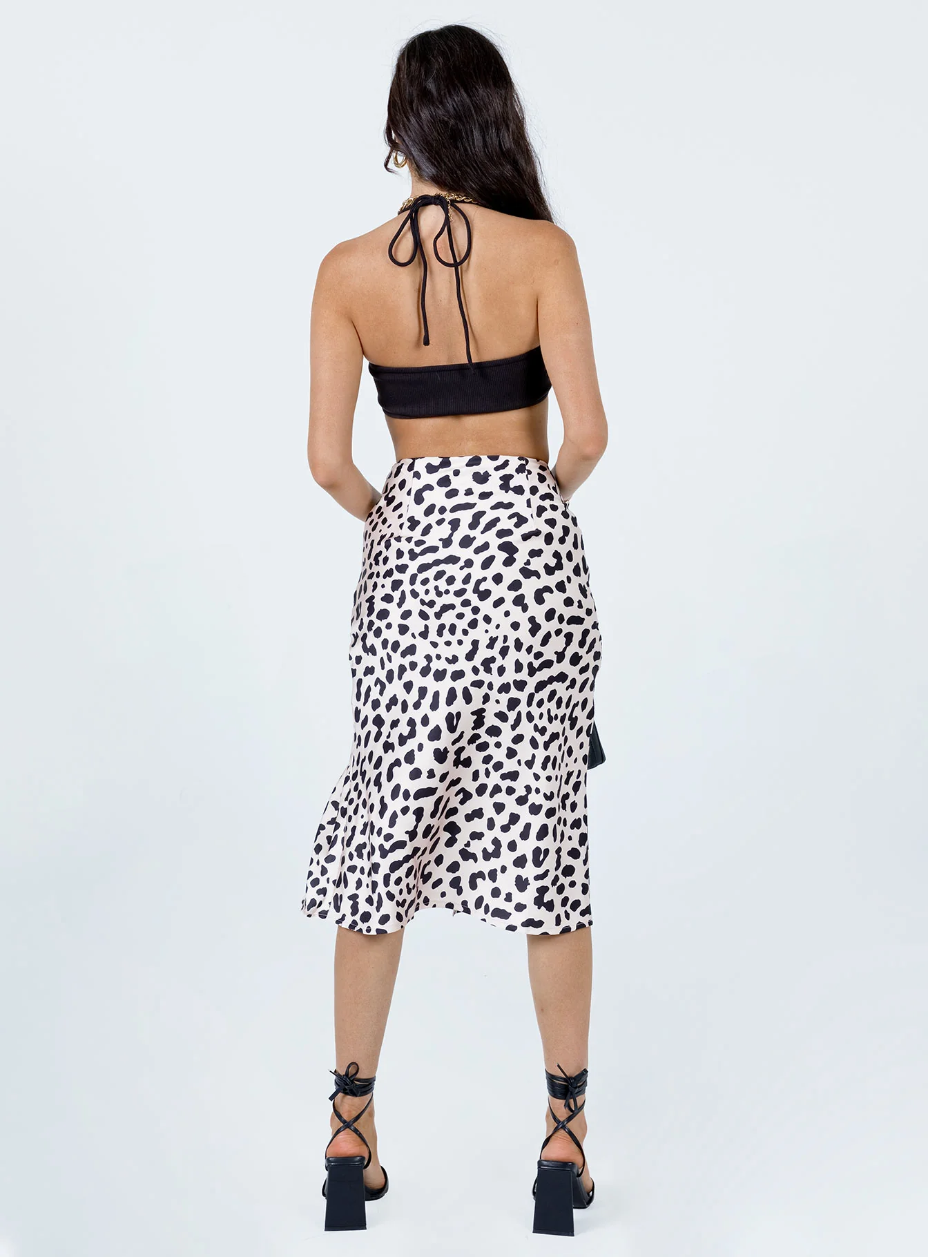 Nia Midi Skirt Beige