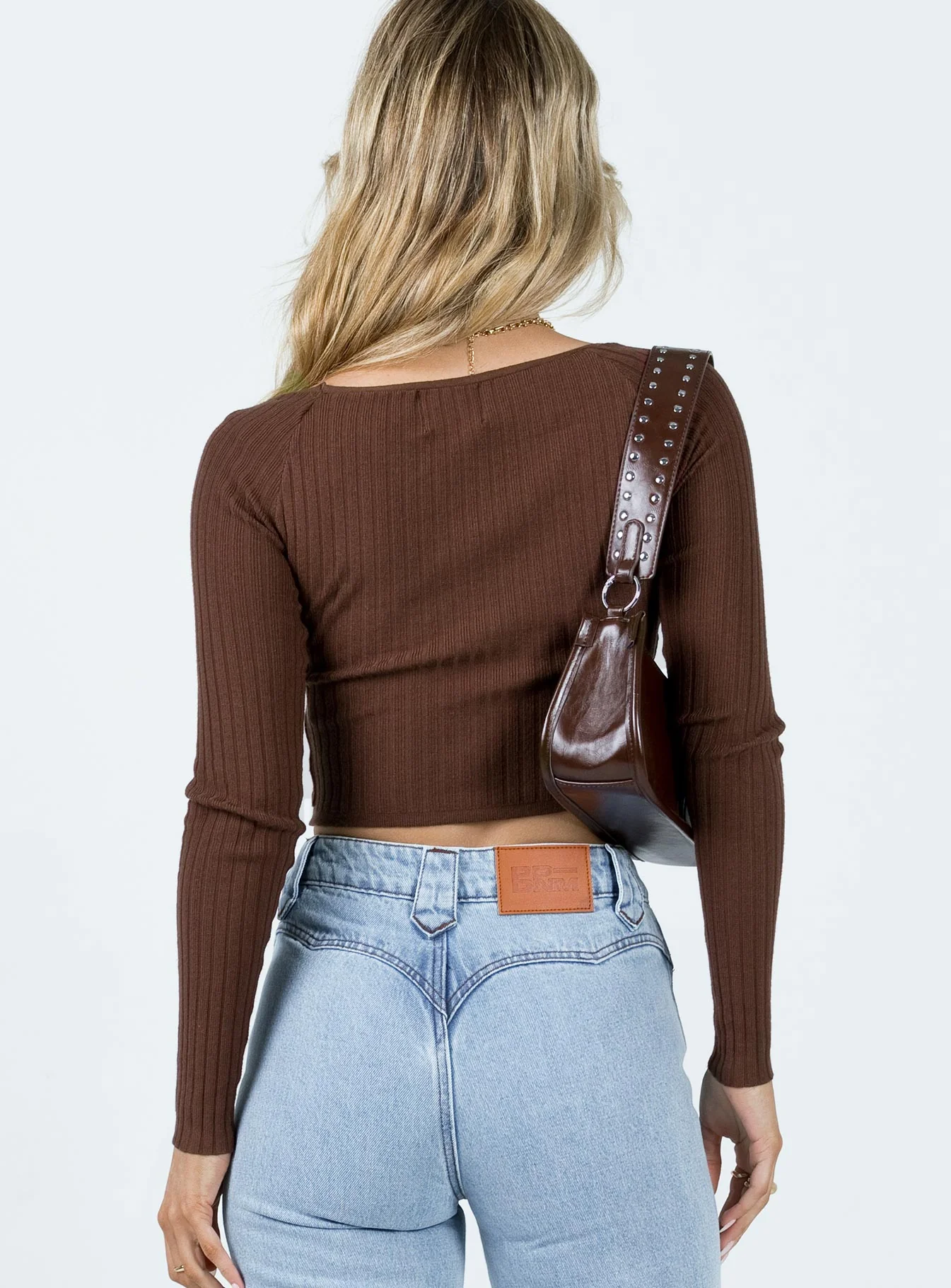 Havill Long Sleeve Top Brown