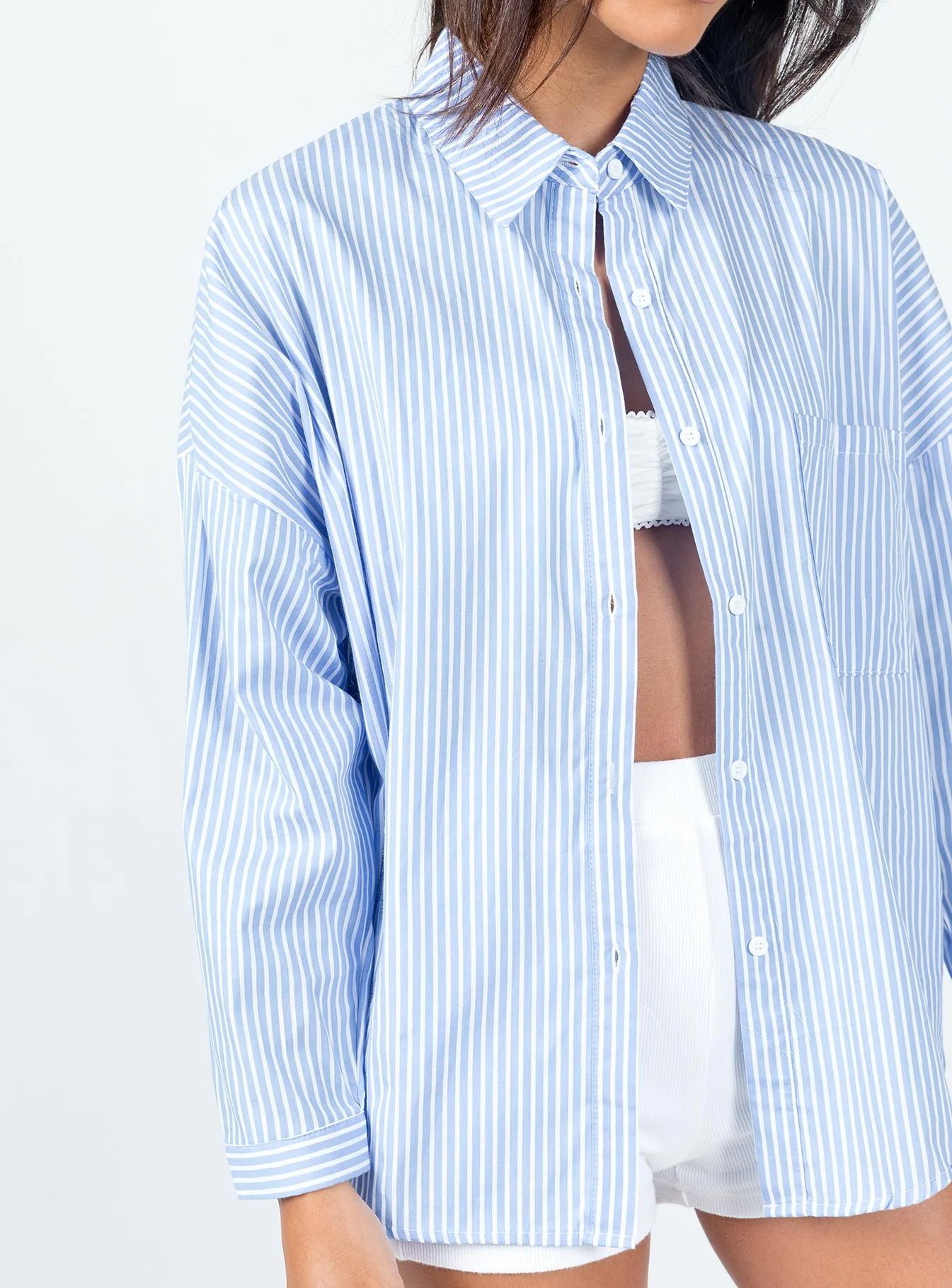 Elona Shirt Blue Stripe