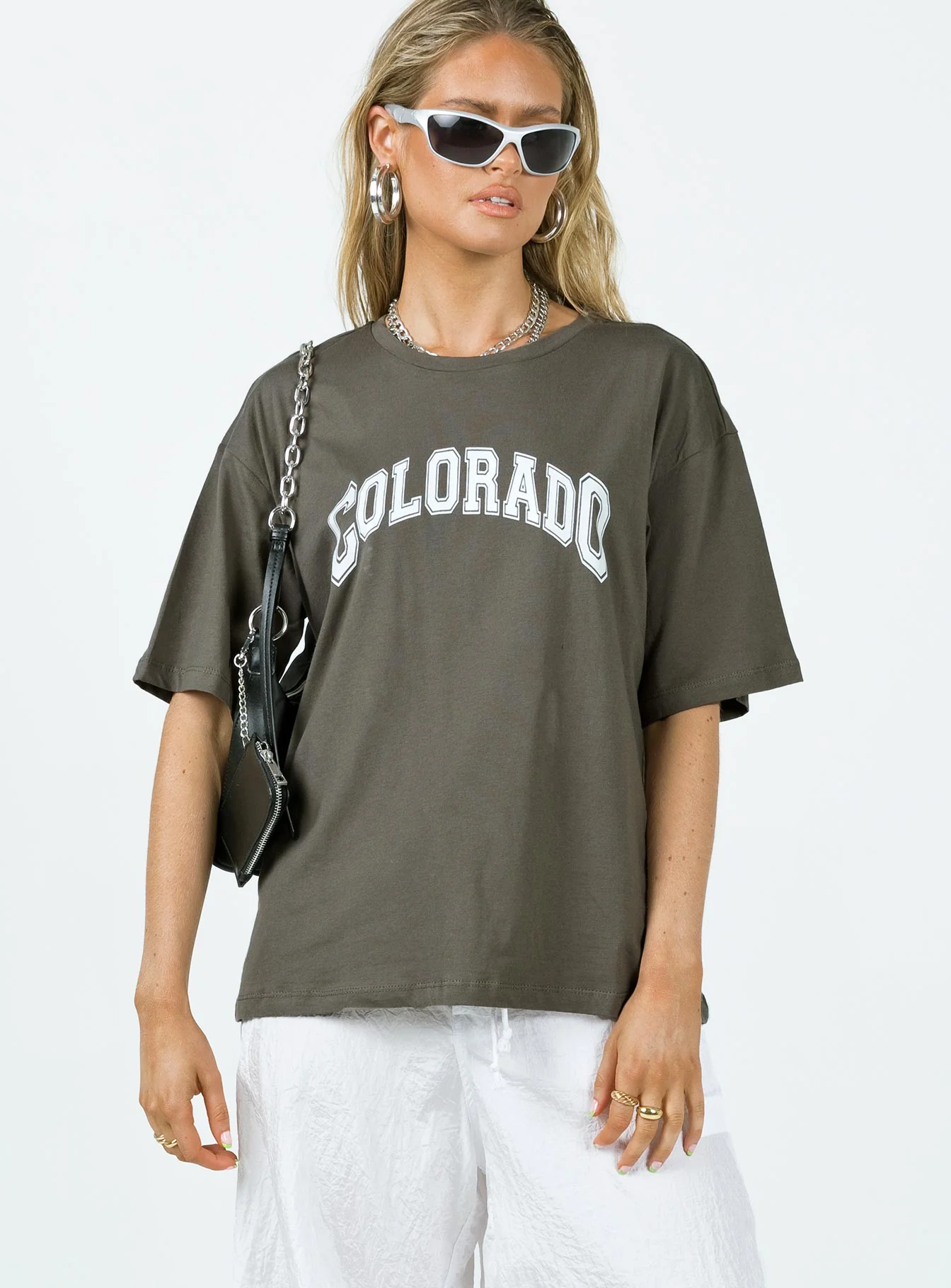 Colorado Dreaming Oversized Tee Charcoal