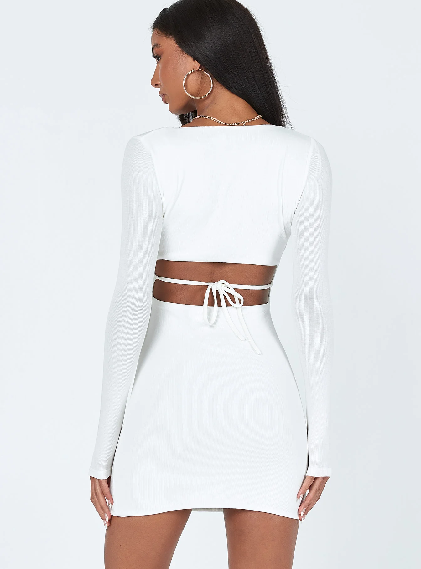 Nolan Mini Dress White