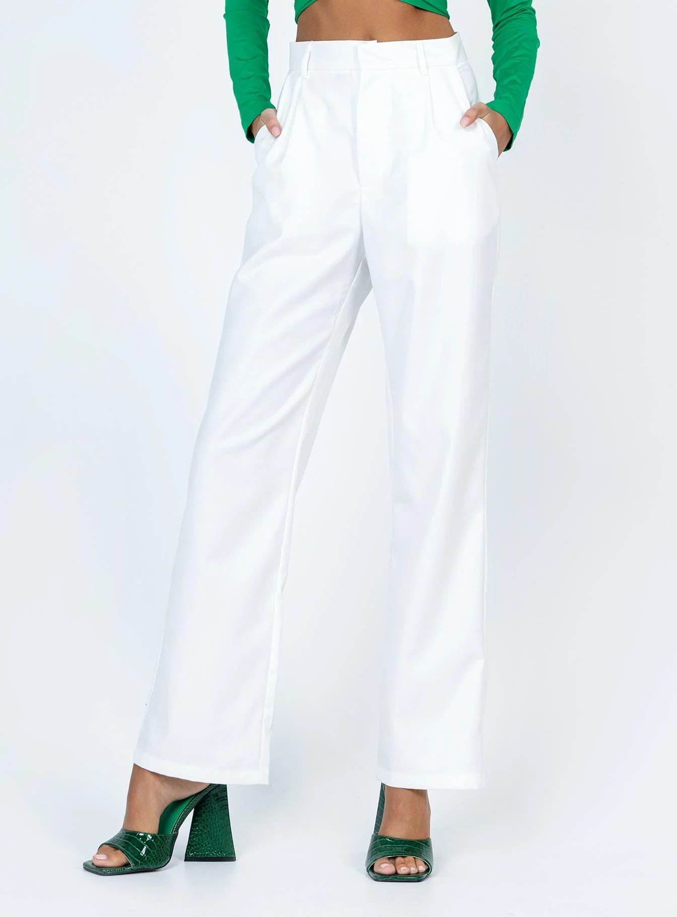 Maiah Pants White