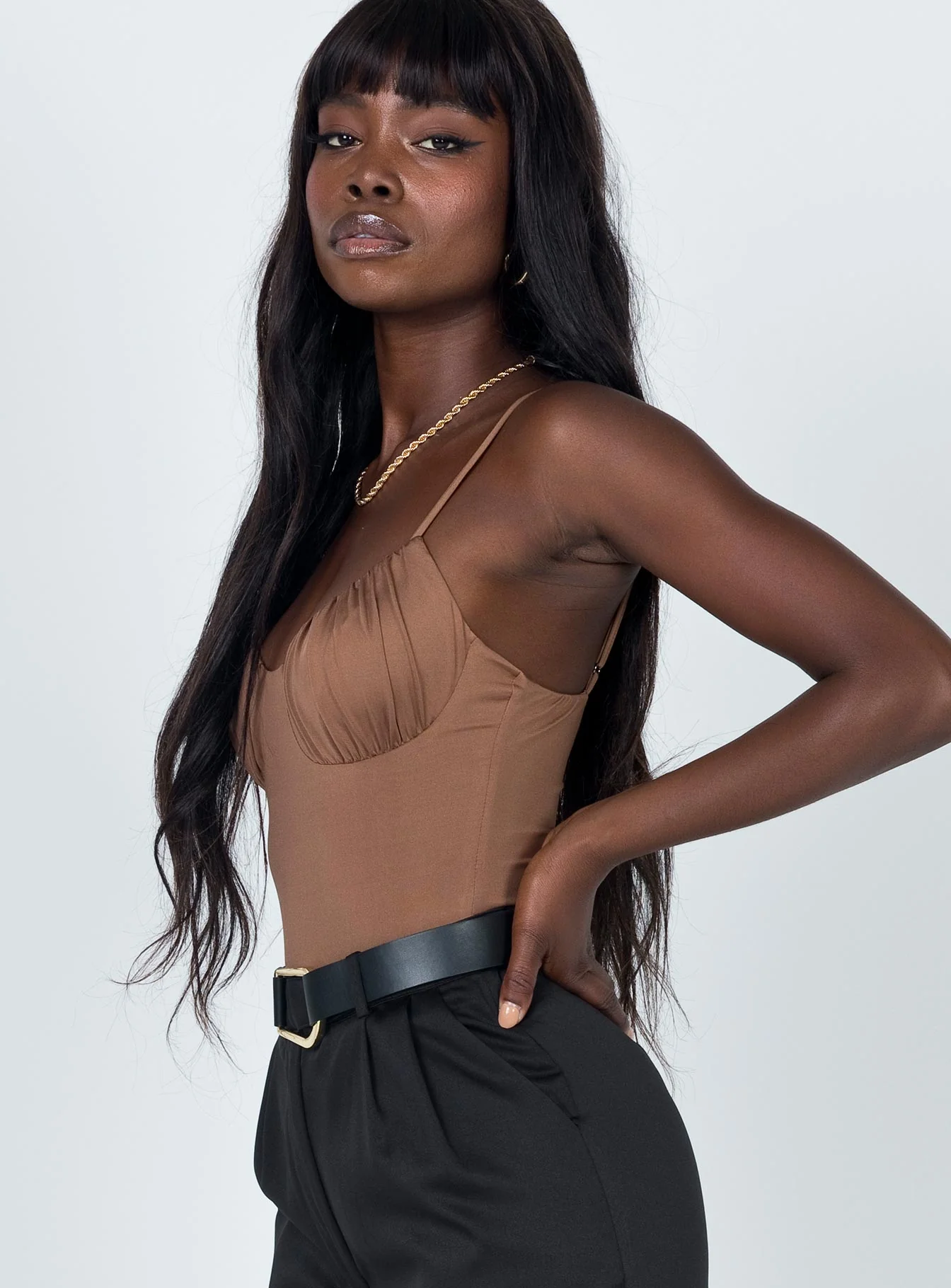 Levey Bodysuit Brown