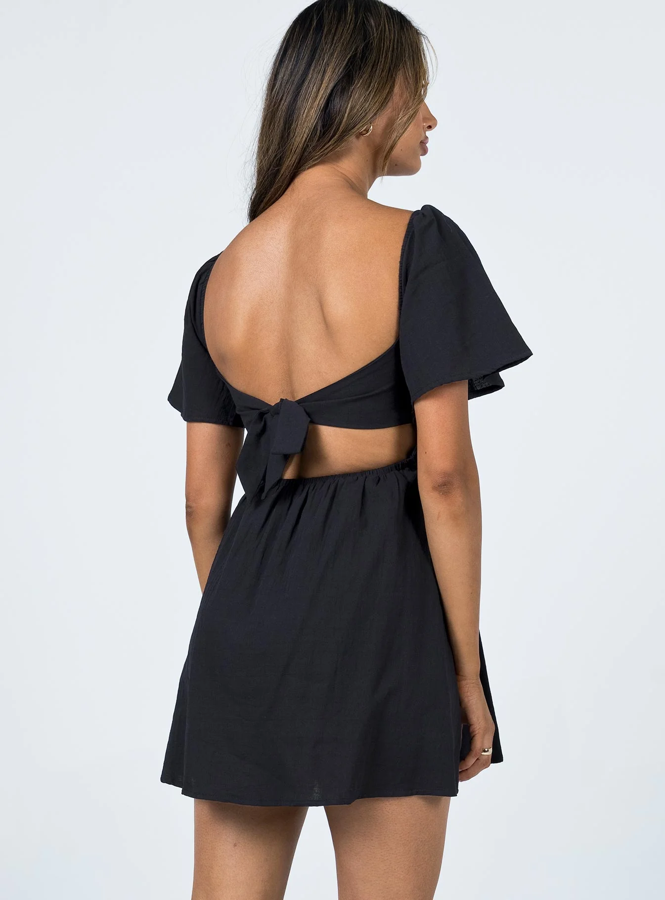 Summer Nights Mini Dress Black